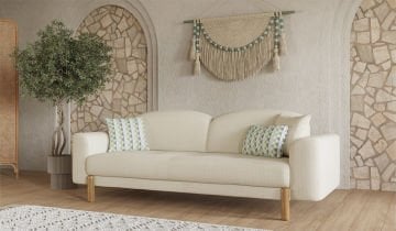 Bohem Plus Sofa set - Water Green 3 Seater Sofa