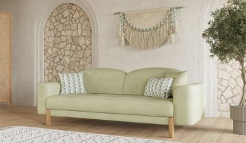 Bohem Plus Sofa set - Water Green 3 Seater Sofa