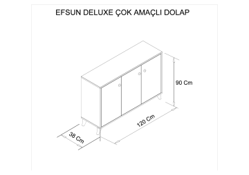 Efsun Europe Çok Amaçlı Dolap