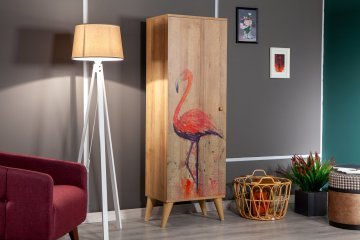 Bingo Flamingo Multi Purpose Cabinet