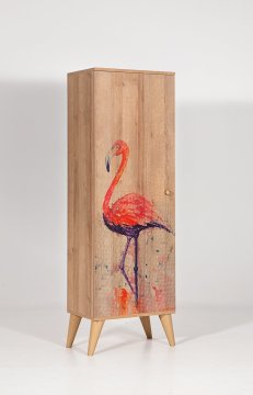 Bingo Flamingo Çok Amaçlı Dolap