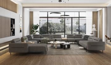 Puffy Corner Sofa Set