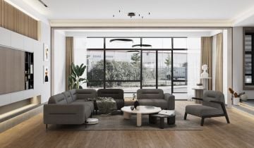 Puffy Corner Sofa Set