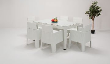 Apex Rattan Large Oturma Grubu (Camlı)