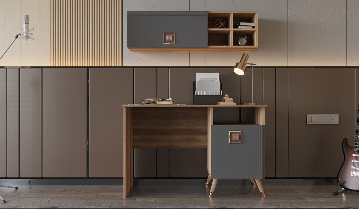 Retro Young room Study Desk