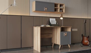 Retro Young room Study Desk
