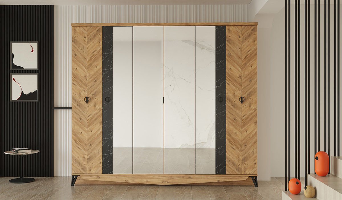 Avrupa Bedroom 6 D Wardrobe