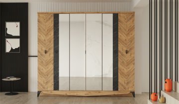 Avrupa Bedroom 6 D Wardrobe