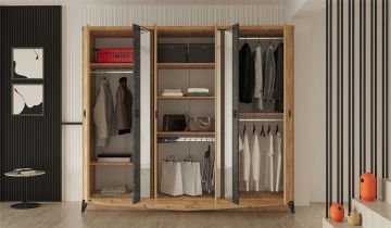 Avrupa Bedroom 6 D Wardrobe