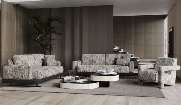 Hermes Sofa set - Black