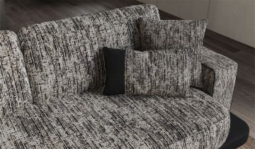 Hermes Sofa set - Black