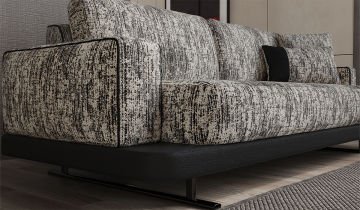 Hermes Sofa set - Black