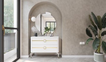Gold Bella Bedroom Headboard