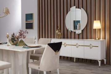 Gold Bella Yemek Odası Takımı Konsol