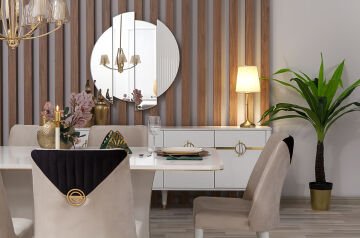 Gold Bella Yemek Odası Takımı Konsol