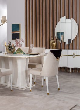 Gold Bella Yemek Odası Takımı Konsol