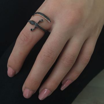 Beelo Silver  925K Gümüş Kılıç Yüzük