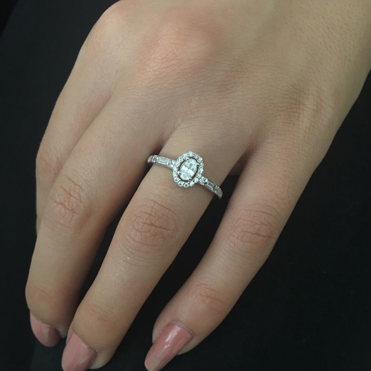 Beelo Silver  925K Gümüş Baget  Yüzük
