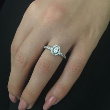 Beelo Silver  925K Gümüş Baget  Yüzük