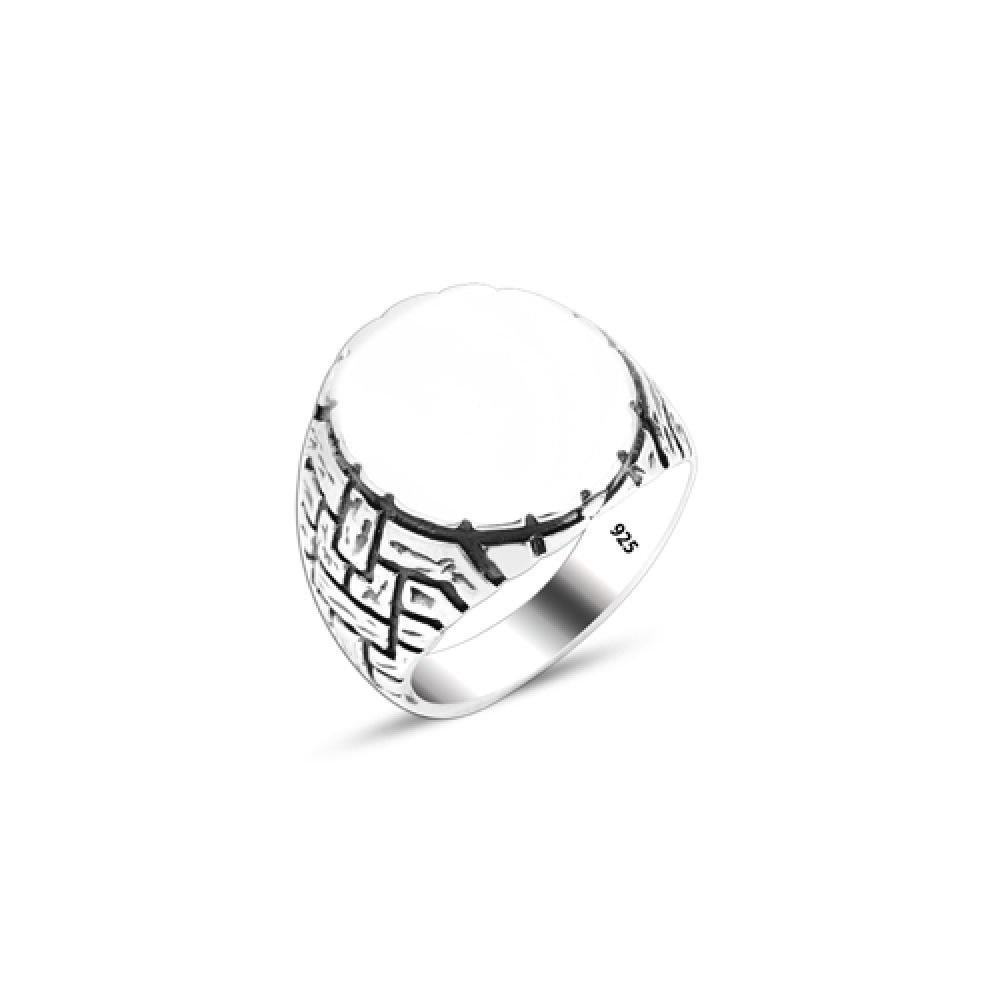Beelo Silver 925K Gümüş Erkek Yüzük