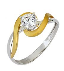 Beelo Gold 14K Altın Tek Taş Yüzük YTT003