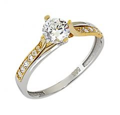 Beelo Gold 14K Altın Tek Taş Yüzük YTT017