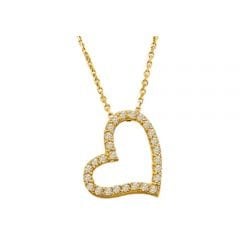 Beelo Gold 14K Altın Kalp Kolye BGKL002