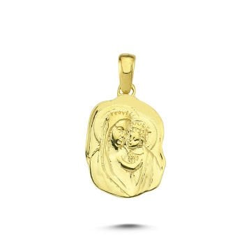 Beelo Gold 14K Altın Meryem Ana Kolye Ucu