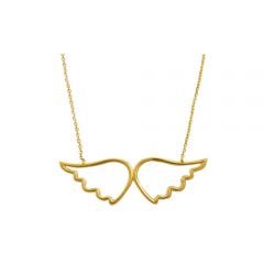 Beelo Gold 14K Altın Melek Kanadı Kolye BGKL008