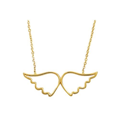 Beelo Gold 14K Altın Melek Kanadı Kolye BGKL009