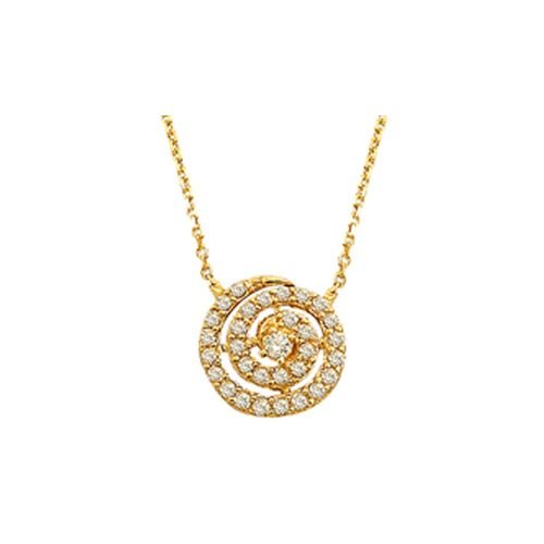 Beelo Gold 14K Altın '' Lava '' Kolye BGKL012
