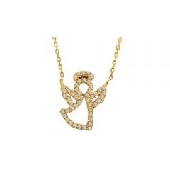 Beelo Gold 14K Altın Melek Kolye BGKL013