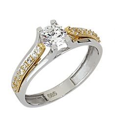 Beelo Gold 14K Altın Tek Taş Yüzük YTT042