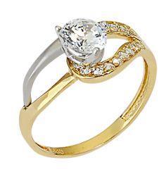 Beelo Gold 14K Altın Tek Taş Yüzük YTT051