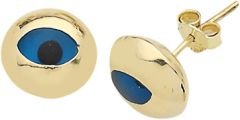 Beelo Gold 14K Altın Nazar Göz Küpe
