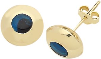Beelo Gold 14K Altın Nazar Küpe