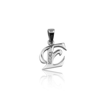 Beelo Silver  925K Gümüş Harf İsim  Kolye