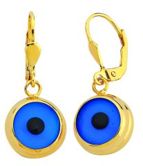 Beelo Gold 14K Altın Nazar Küpe