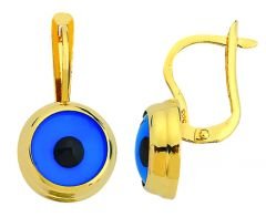 Beelo Gold 14K Altın Nazar Küpe
