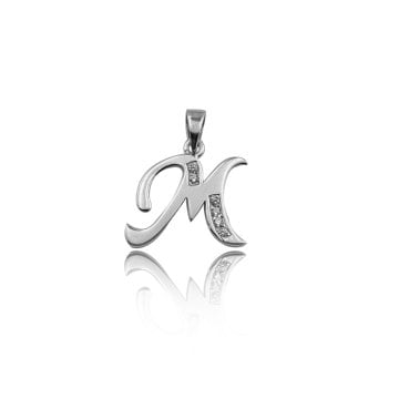 Beelo Silver 925K Gümüş Harf İsim Kolye