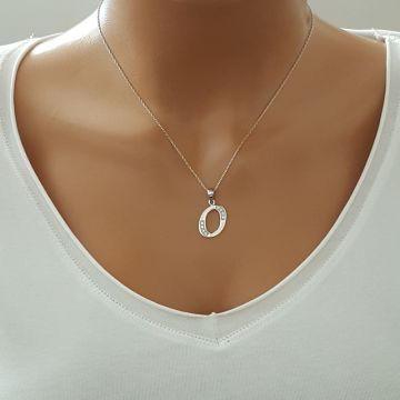 Beelo Silver 925K Gümüş Harf İsim Kolye