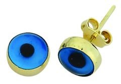 Beelo Gold 14K Altın Nazar Küpe
