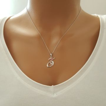 Beelo Silver 925K Gümüş Harf İsim Kolye