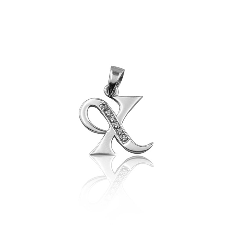 Beelo Silver 925K Gümüş Harf İsim Kolye