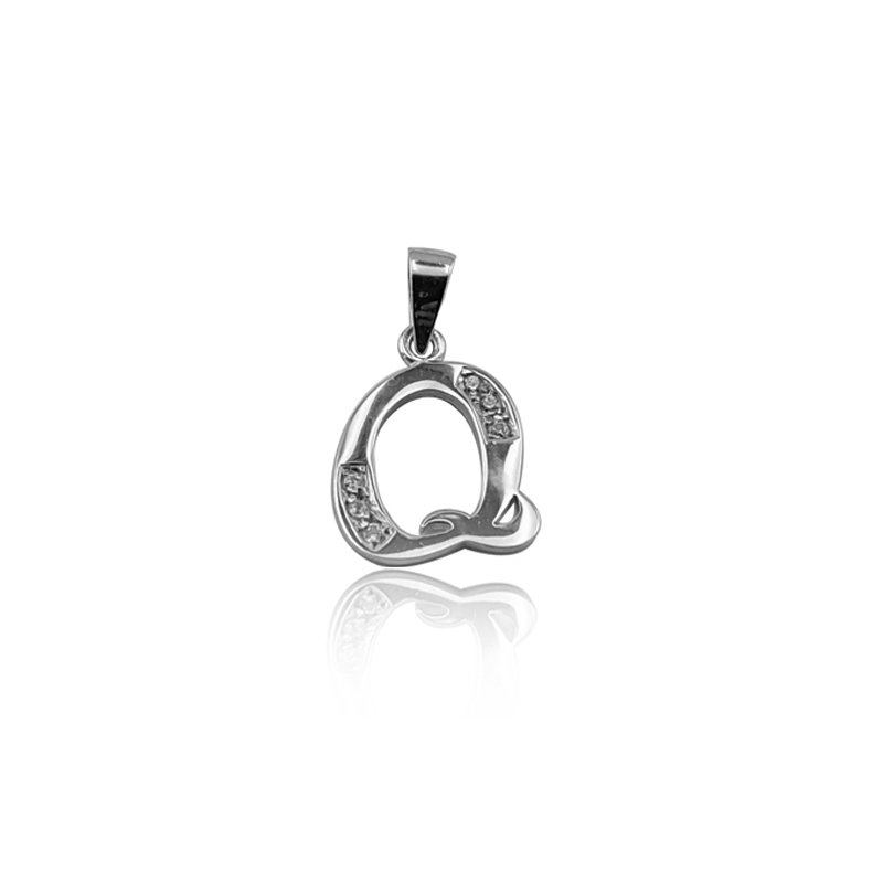 Beelo Silver 925K Gümüş Harf İsim Kolye