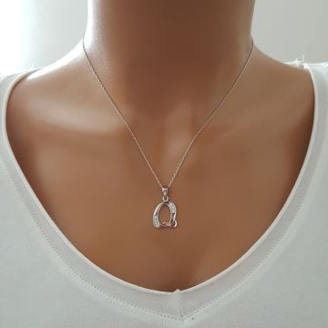 Beelo Silver 925K Gümüş Harf İsim Kolye