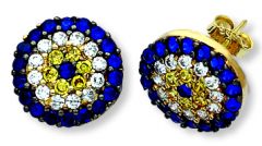 Beelo Gold 14K Altın Nazar Küpe