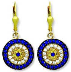 Beelo Gold 14K Altın Nazar Küpe