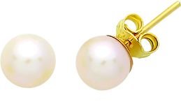 Beelo Gold 14K Altın İnci Küpe