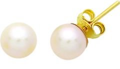 Beelo Gold 14K Altın İnci Küpe